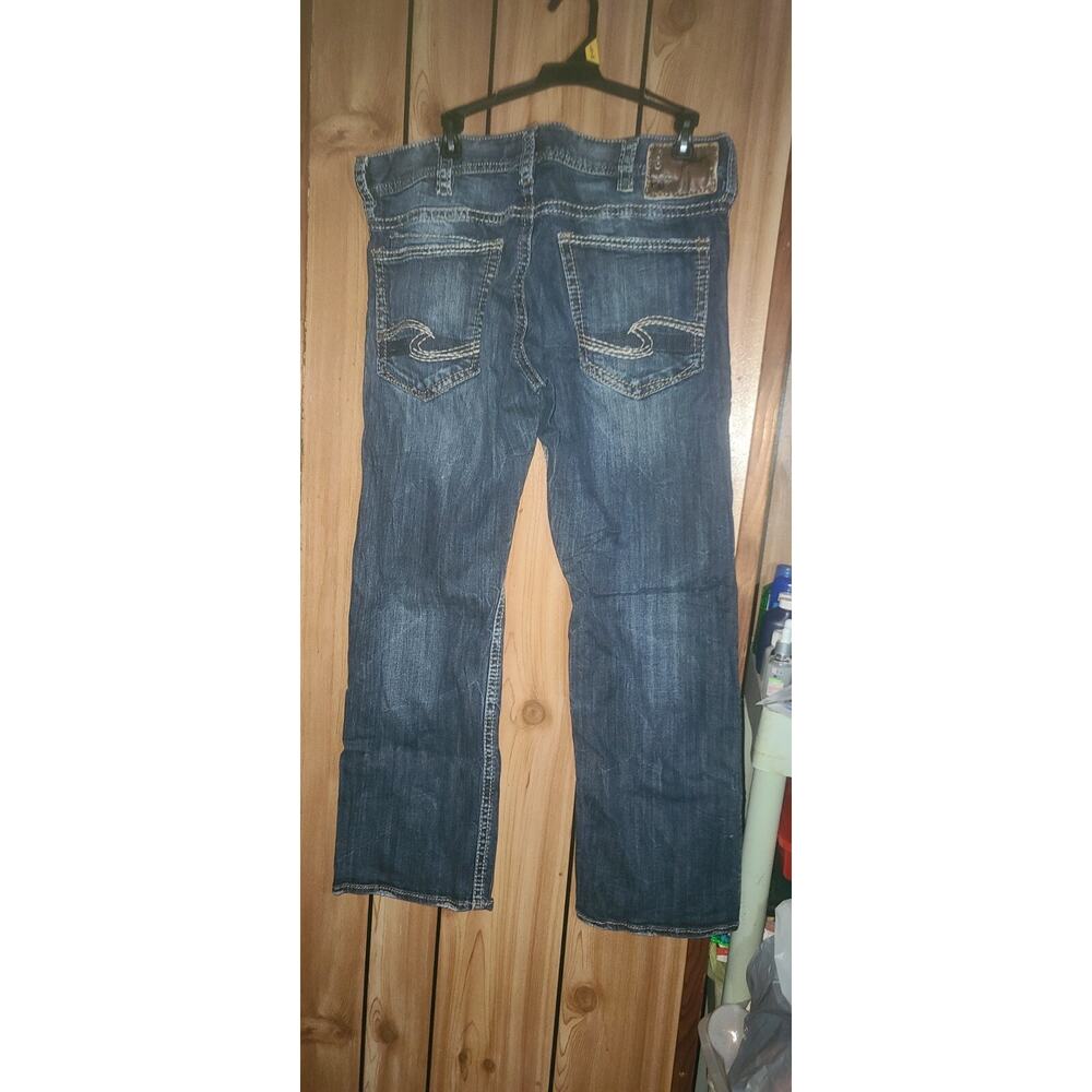 Silver Jeans Zac Boot Cut Leg Men's Blue Jeans - Tagged 30x30